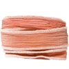 Håndlavet Silkebånd, Brændt rosa, 12mm, 83cm